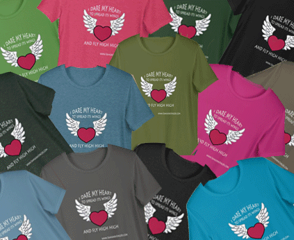 Dare My Heart Unisex T-Shirt in 14 colors