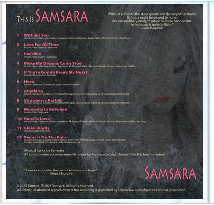 "This Is Samsara" CD