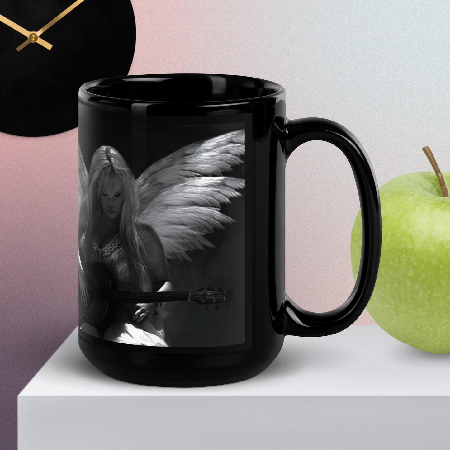 "Invisible" Black Glossy Mug (2 sizes)