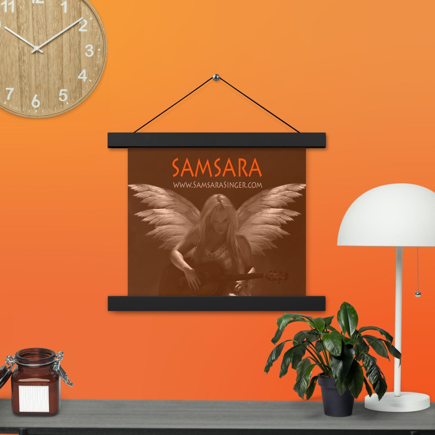 Invisible Poster with hangers (2 sizes, 3 colours)