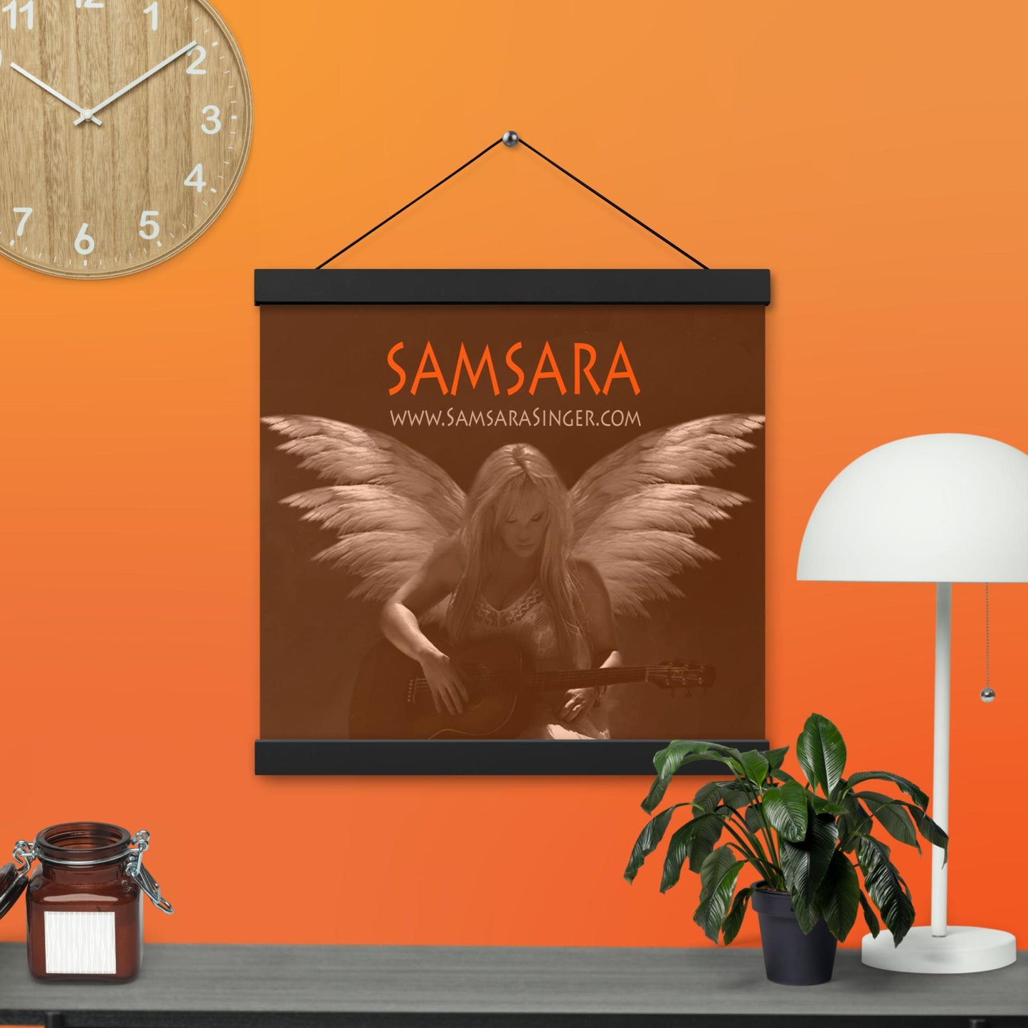 Invisible Poster with hangers (2 sizes, 3 colours)