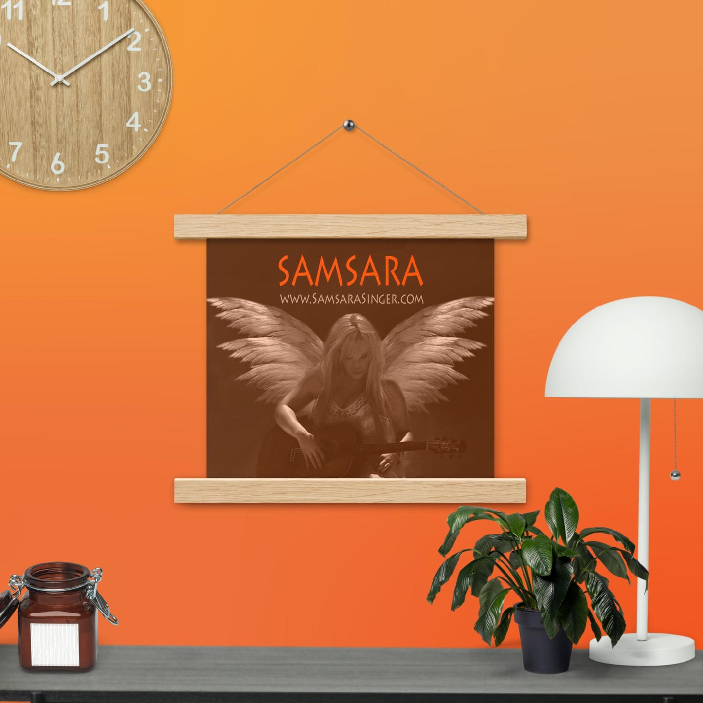 Invisible Poster with hangers (2 sizes, 3 colours)