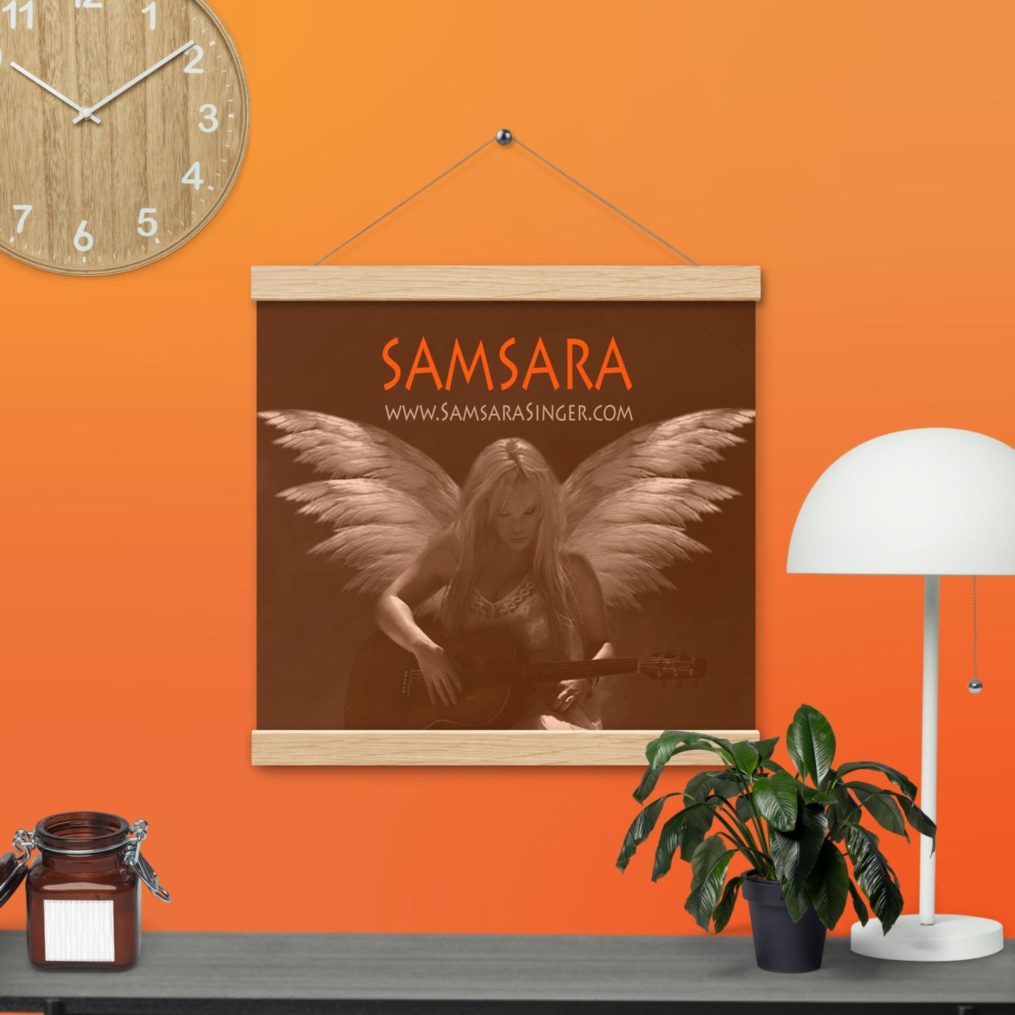 Invisible Poster with hangers (2 sizes, 3 colours)