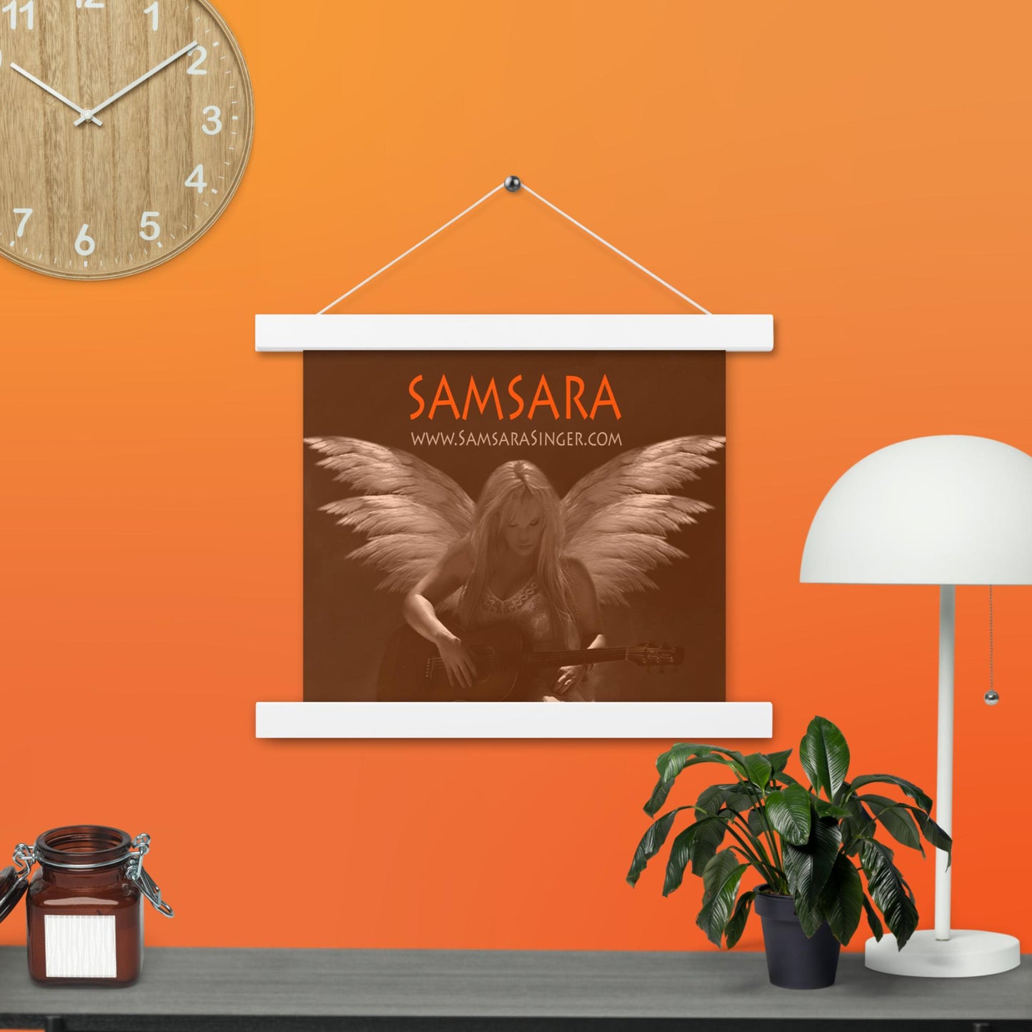 Invisible Poster with hangers (2 sizes, 3 colours)
