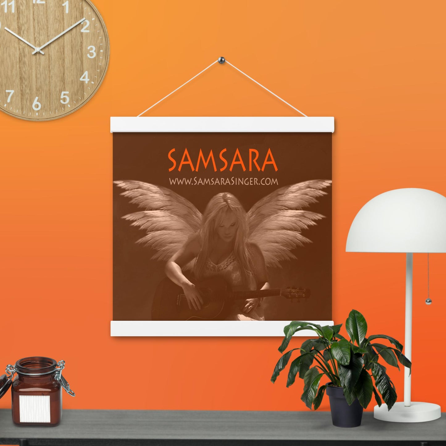 Invisible Poster with hangers (2 sizes, 3 colours)