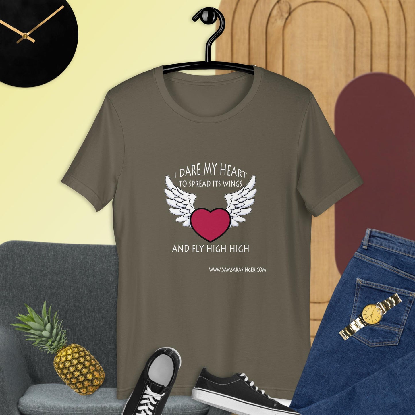 Dare My Heart Unisex T-Shirt in 14 colors