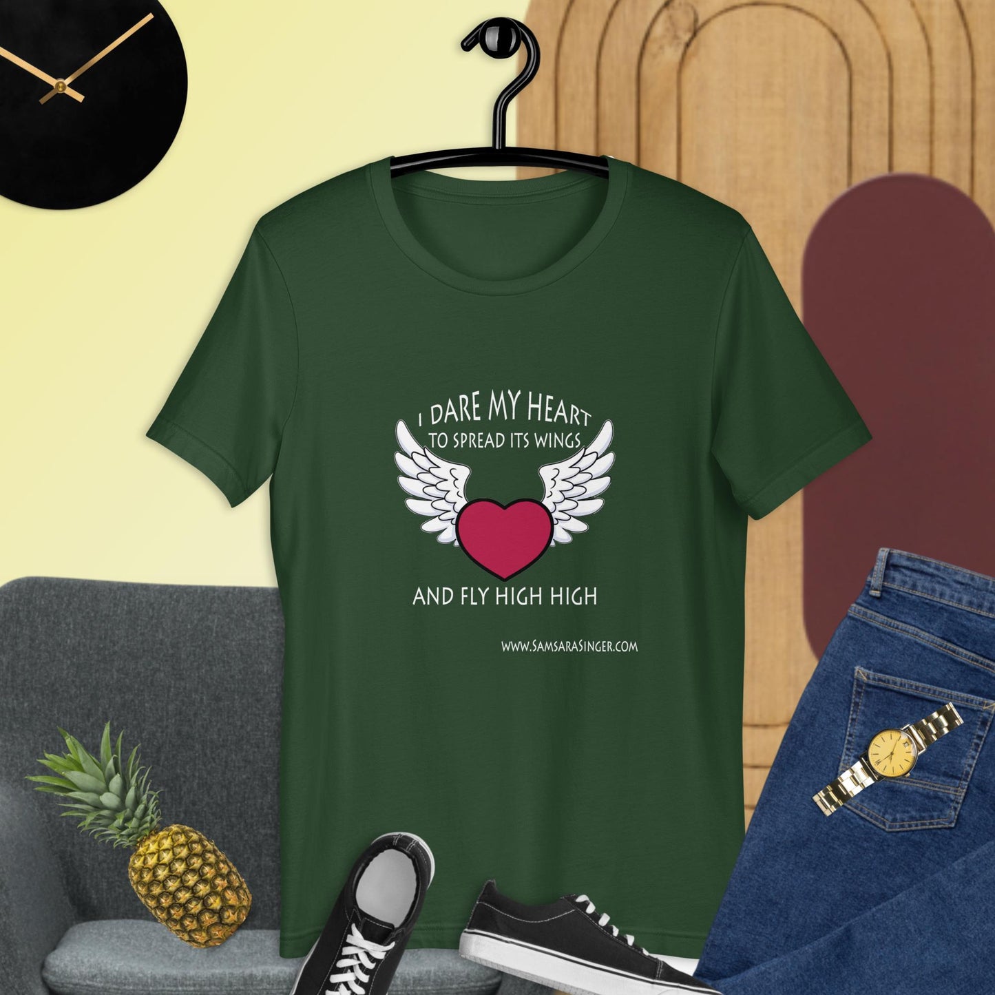 Dare My Heart Unisex T-Shirt in 14 colors