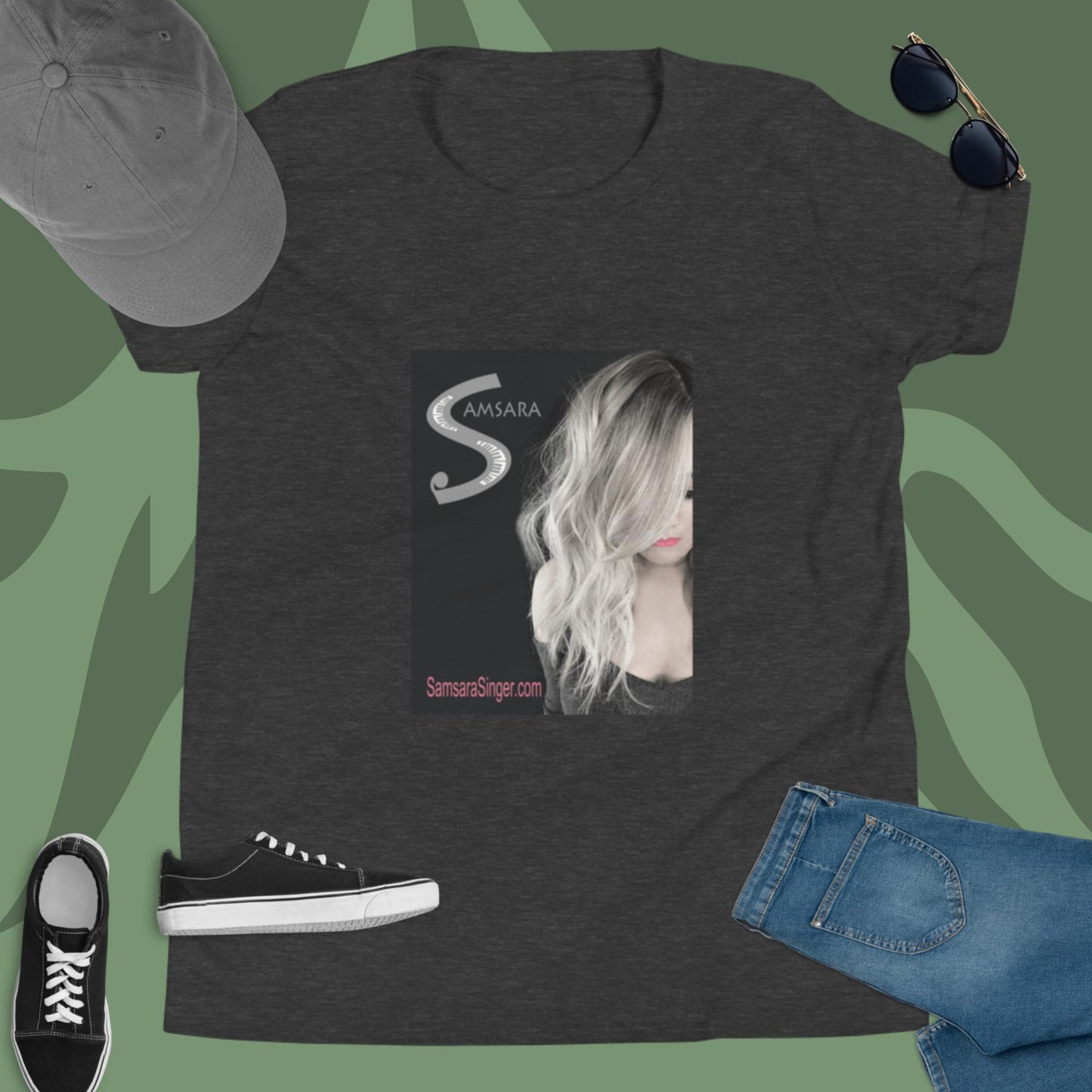 The Samsara Youth Tee Dark Grey Heather